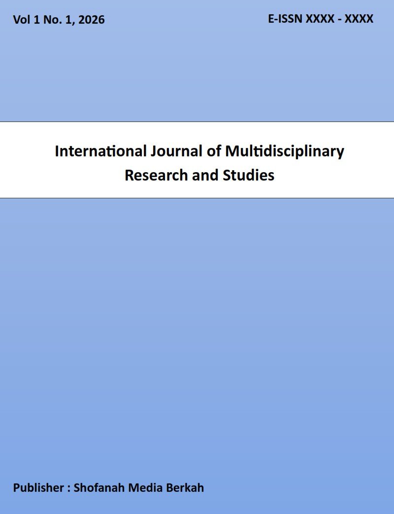 					View Vol. 1 No. 1 (2026): International Journal of Multidisciplinary Research and Studies
				
